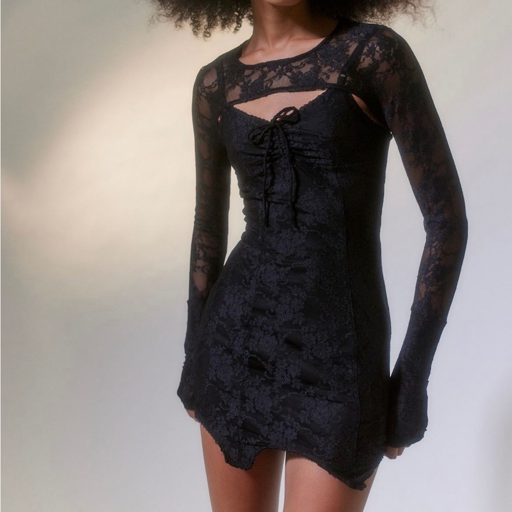 NWT Urban Outfitters Elise Lace Mini Dress